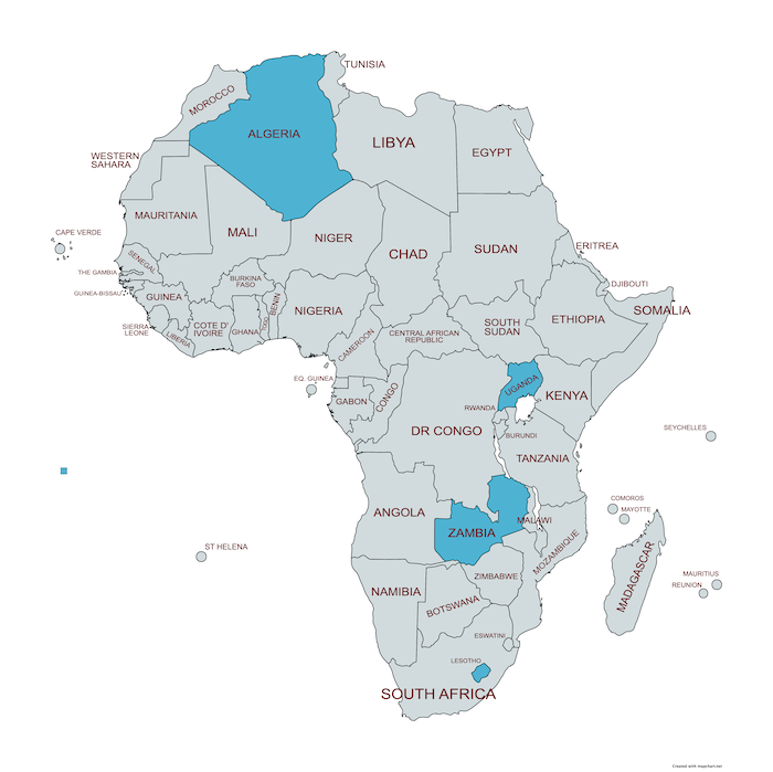 Africa’s major agricultural imports largely consist of products for which the continent lacks a revealed comparative advantage (RCA), with notable exceptions being sugars and sugar confectionery and tobacco substitutes.